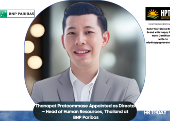 Thanapat Pratoommase Appointed as Director – Head of Human Resources, Thailand at BNP Paribas