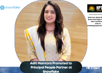 Aditi Mamtora Promoted to Principal People Partner at Snowflake