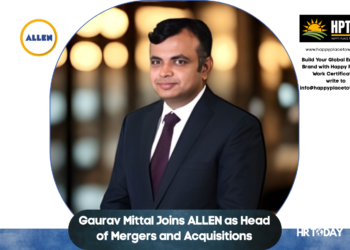 Gaurav Mittal Joins ALLEN as Head of Mergers and Acquisitions