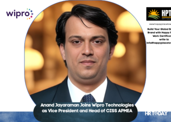 Anand Jayaraman Joins Wipro Technologies as Vice President and Head of CISS APMEA