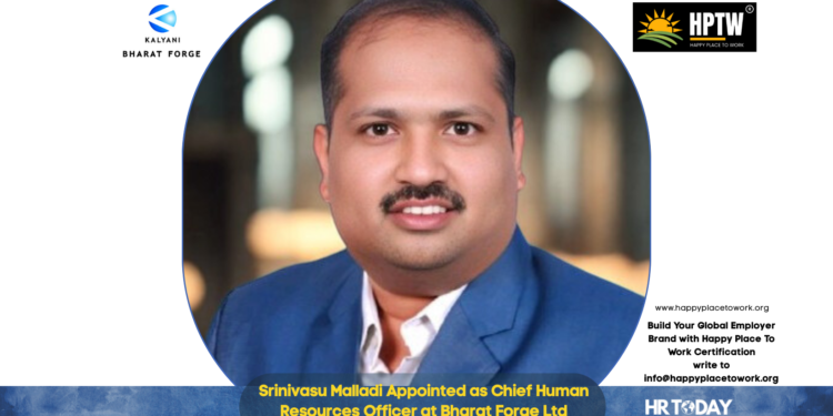 Srinivasu Malladi Appointed as Chief Human Resources Officer at Bharat Forge Ltd