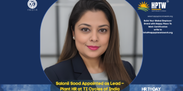 Salonii Sood Appointed as Lead – Plant HR at TI Cycles of India