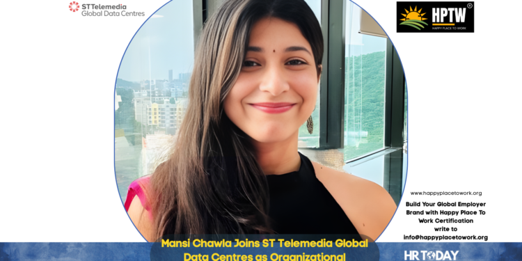 Mansi Chawla Joins ST Telemedia Global Data Centres as Organizational Development Specialist
