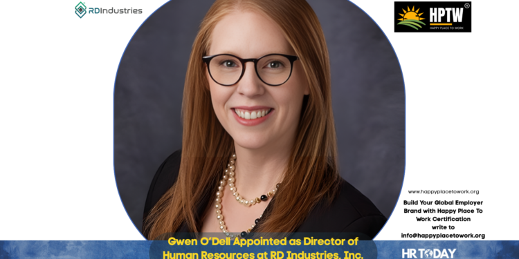 Gwen O’Dell Appointed as Director of Human Resources at RD Industries, Inc.