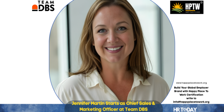 Jennifer Martin Starts as Chief Sales & Marketing Officer at Team DBS
