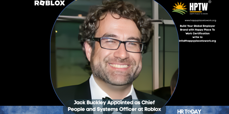Jack Buckley Appointed as Chief People and Systems Officer at Roblox