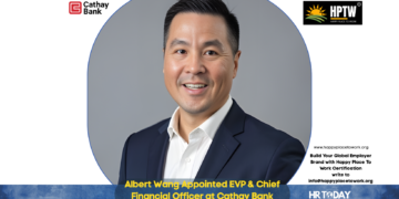 Albert Wang Appointed EVP & Chief Financial Officer at Cathay Bank