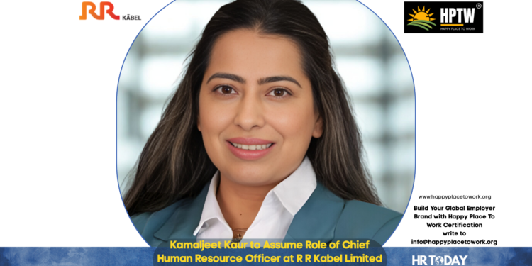 Kamaljeet Kaur to Assume Role of Chief Human Resource Officer at R R Kabel Limited