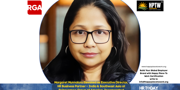 Margaret Munnaluru Elevated as Executive Director, HR Business Partner – India & Southeast Asia at Reinsurance Group of America, Incorporated