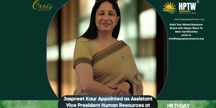 Jaspreet Kaur Appointed as Assistant Vice President Human Resources at Orris Group