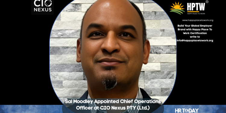Sal Moodley Appointed Chief Operations Officer at CIO Nexus PTY (Ltd.)