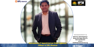 Ramaswamy P Appointed as Chief Vigilance Officer at IIFL Finance
