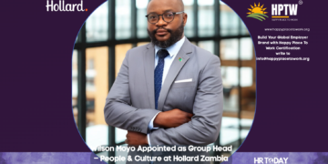 Wilson Moyo Appointed as Group Head – People & Culture at Hollard Zambia