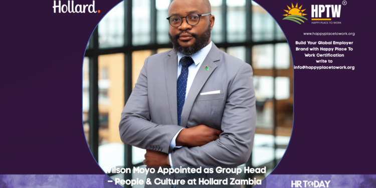 Wilson Moyo Appointed as Group Head – People & Culture at Hollard Zambia