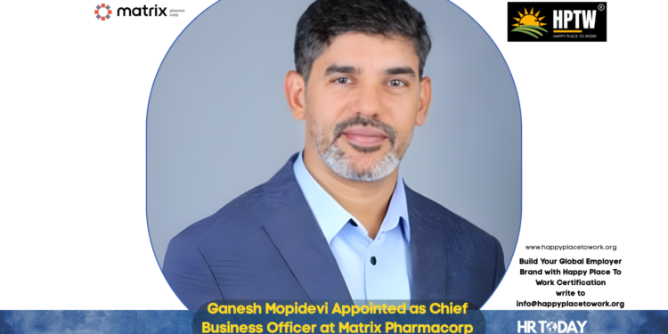 Ganesh Mopidevi Appointed as Chief Business Officer at Matrix Pharmacorp