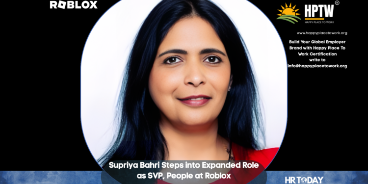 Supriya Bahri Steps into Expanded Role as SVP, People at Roblox
