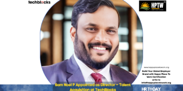 Sam Noel P Appointed as Director – Talent Acquisition at TechBlocks