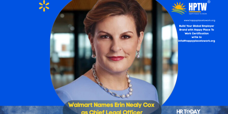 Walmart Names Erin Nealy Cox as Chief Legal Officer
