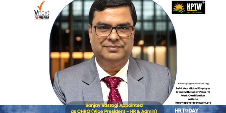 Sanjay Rastogi Appointed as CHRO (Vice President – HR & Admin) at Visaka Industries Limited