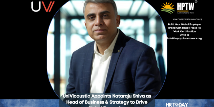 UniVicoustic Appoints Nataraju Shiva as Head of Business & Strategy to Drive Global Expansion