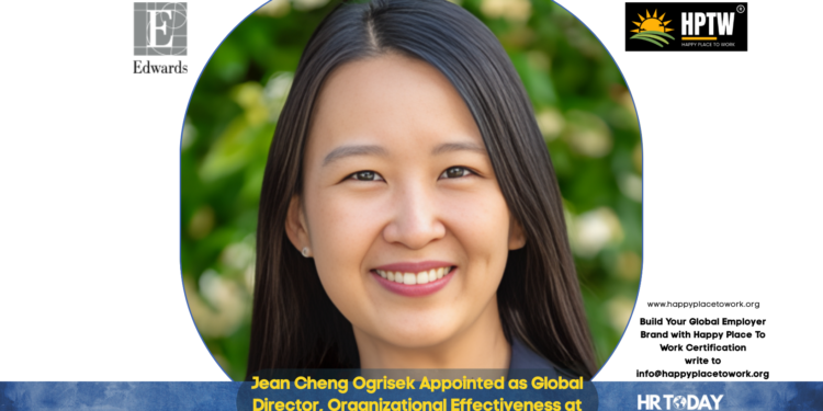 Jean Cheng Ogrisek Appointed as Global Director, Organizational Effectiveness at Edwards Lifesciences
