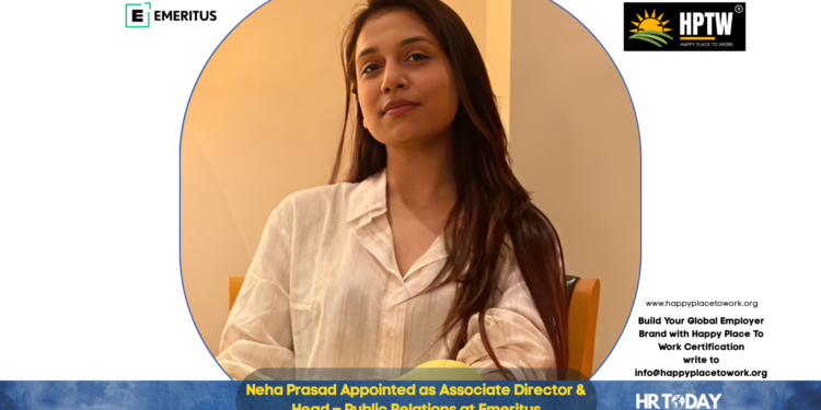 Neha Prasad Appointed as Associate Director & Head – Public Relations at Emeritus