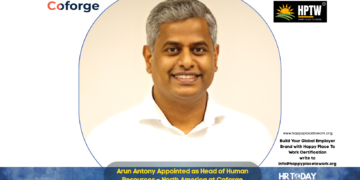 Arun Antony Appointed as Head of Human Resources – North America at Coforge