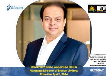 Shreehas Tambe Appointed CEO & Managing Director of Biocon Limited, Effective April 1, 2026
