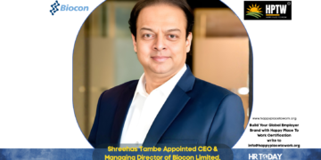 Shreehas Tambe Appointed CEO & Managing Director of Biocon Limited, Effective April 1, 2026
