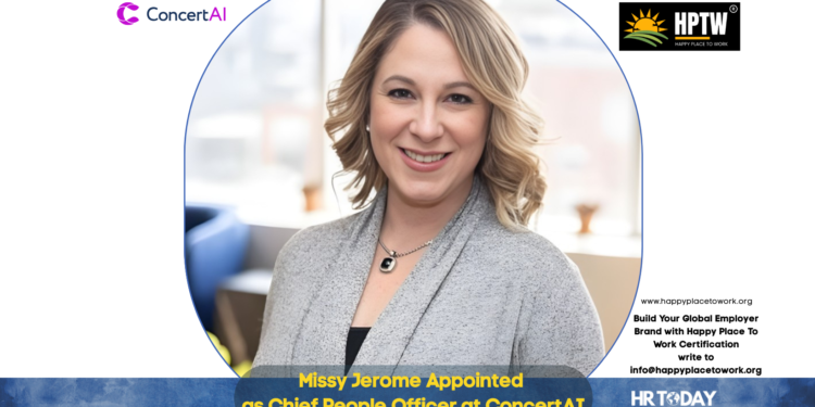 Missy Jerome Appointed as Chief People Officer at ConcertAI