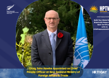Craig John Hawke Appointed as Chief People Officer at New Zealand Ministry of Foreign Affairs & Trade
