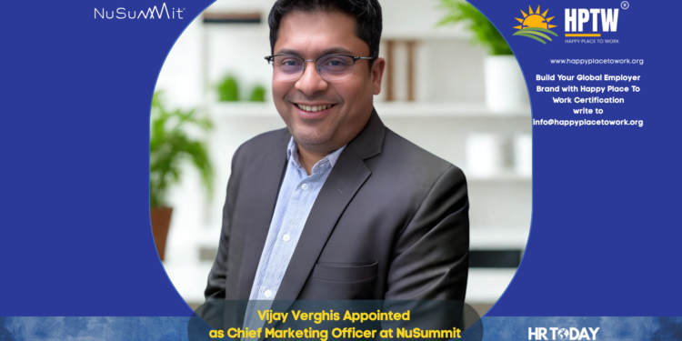Vijay Verghis Appointed as Chief Marketing Officer at NuSummit