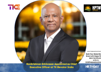 Ravikrishnan Srinivasan Appointed as Chief Executive Officer at TK Elevator India