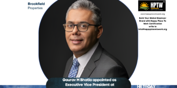 Gaurav M Bhatia appointed as Executive Vice President at Brookfield Properties