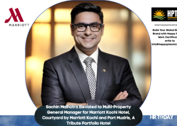 Sachin Malhotra Elevated to Multi-Property General Manager for Marriott Kochi Hotel, Courtyard by Marriott Kochi and Port Muziris, A Tribute Portfolio Hotel