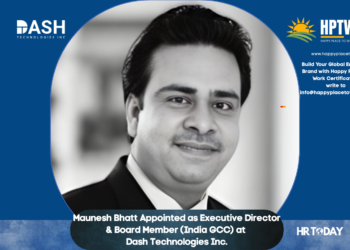 Maunesh Bhatt Appointed as Executive Director & Board Member (India GCC) at Dash Technologies Inc.