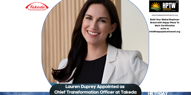 Lauren Duprey Appointed as Chief Transformation Officer at Takeda