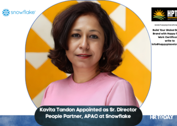 Kavita Tandon Appointed as Sr. Director People Partner, APAC at Snowflake