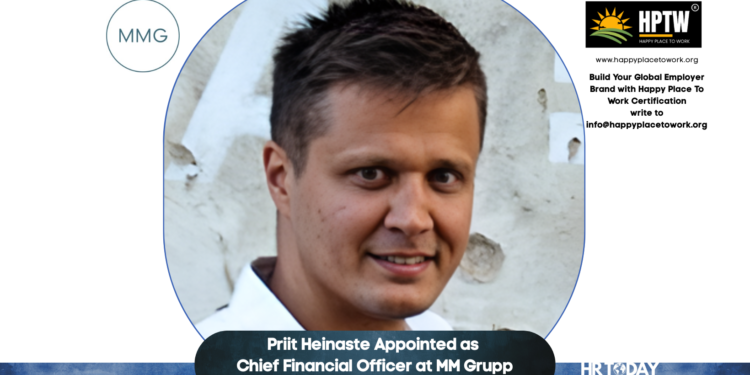 Priit Heinaste Appointed as Chief Financial Officer at MM Grupp