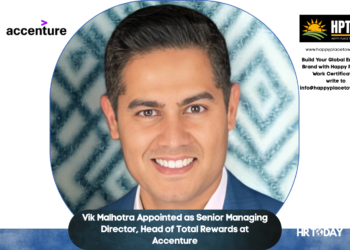 Vik Malhotra Appointed as Senior Managing Director, Head of Total Rewards at Accenture