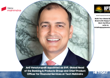 Anil Venuturupalli Appointed as SVP, Global Head of the Banking & Products Group and Chief Product Officer for Financial Services at Tech Mahindra
