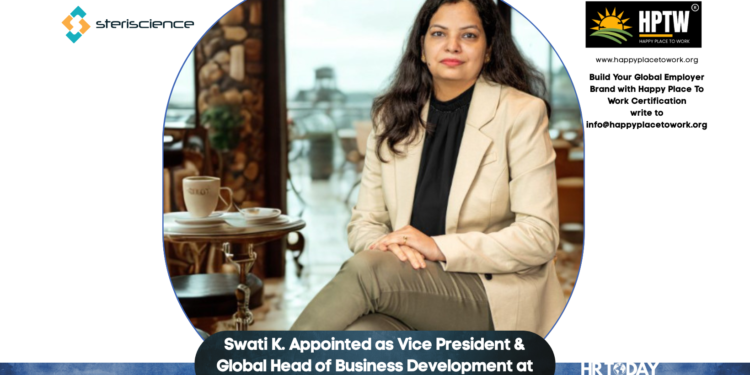 Swati K. Appointed as Vice President & Global Head of Business Development at Steriscience Pvt. Ltd.