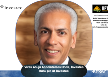 Vivek Ahuja Appointed as Chair, Investec Bank plc at Investec