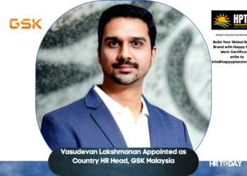 Vasudevan Lakshmanan Appointed as Country HR Head, GSK Malaysia