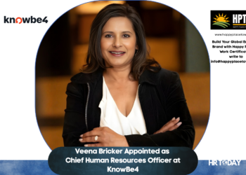 Veena Bricker Appointed as Chief Human Resources Officer at KnowBe4