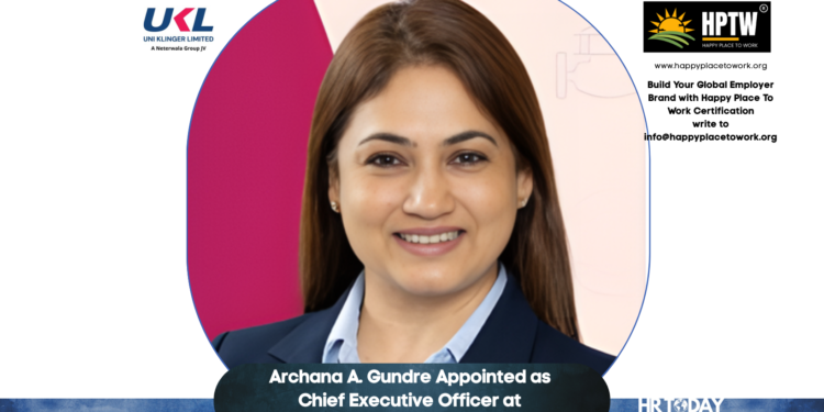Archana A. Gundre Appointed as Chief Executive Officer at Uni Klinger Limited