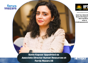 Sonia Kapoor Appointed as Associate Director Human Resources at Forvis Mazars US