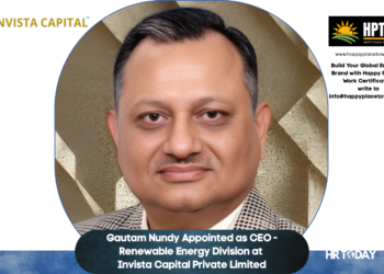 Gautam Nundy Appointed as CEO - Renewable Energy Division at Invista Capital Private Limited