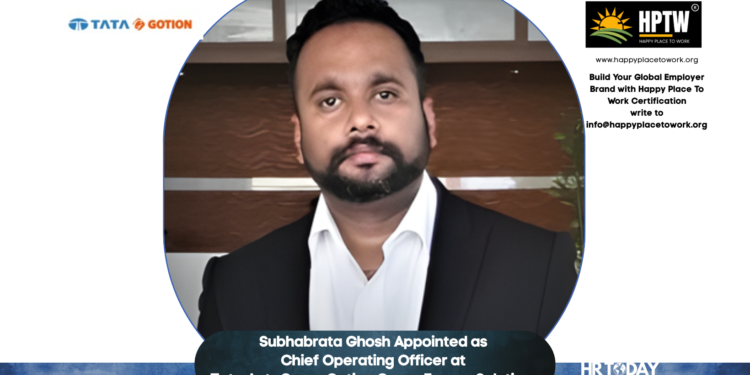 Subhabrata Ghosh Appointed as Chief Operating Officer at Tata AutoComp Gotion Green Energy Solutions