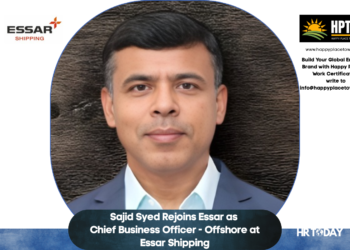 Sajid Syed Rejoins Essar as Chief Business Officer - Offshore at Essar Shipping